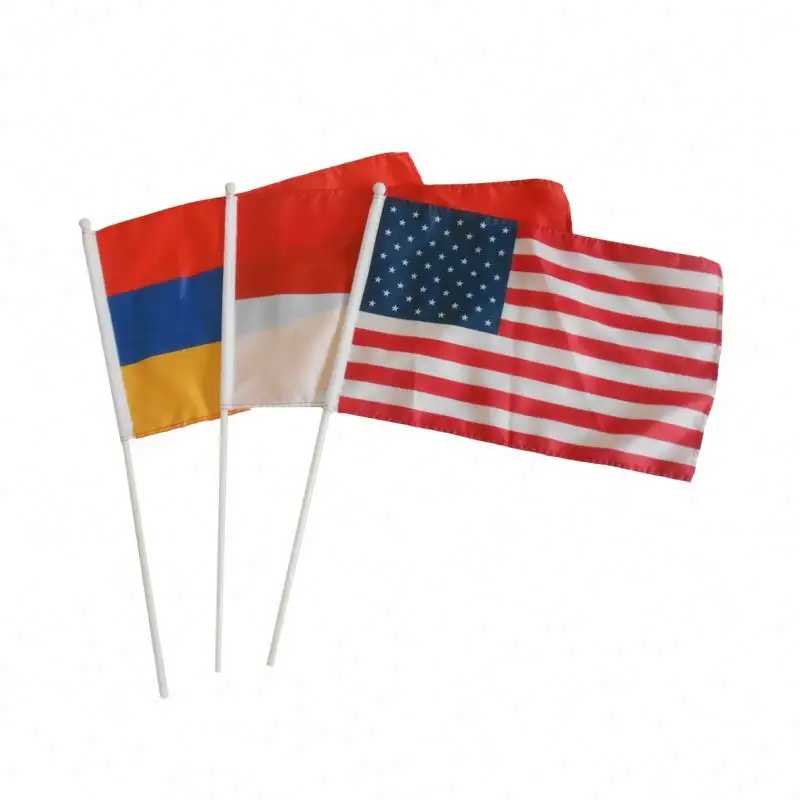 Top rated Hand held Flag 14×21cm Logos Custom made - Image 4