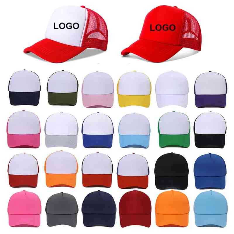 5 Panel Foam Net Advertising Cap for Corporate Promotions - Image 3
