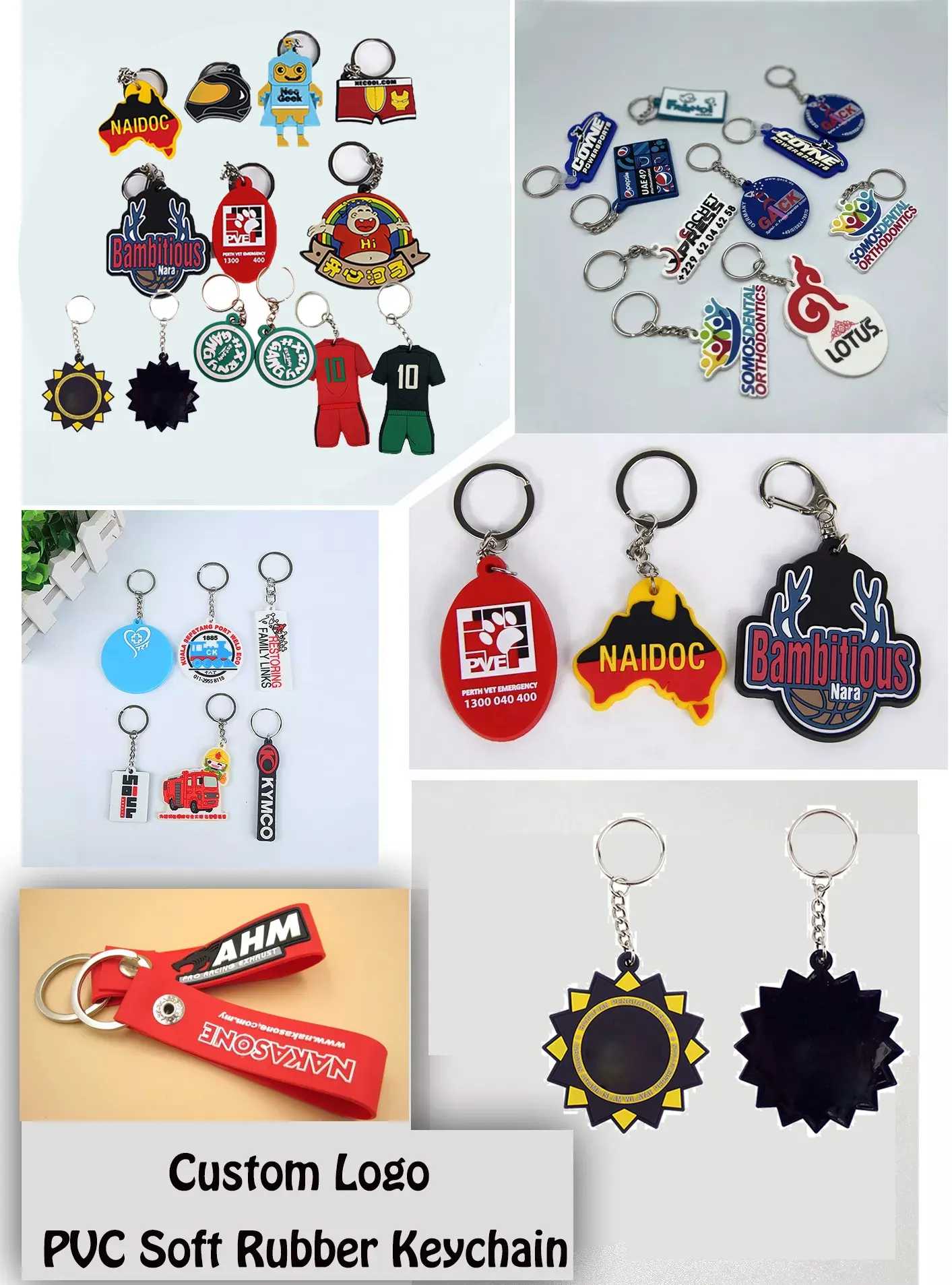 Custom Keychains 3D Printed Silicone for Promotion - Image 5