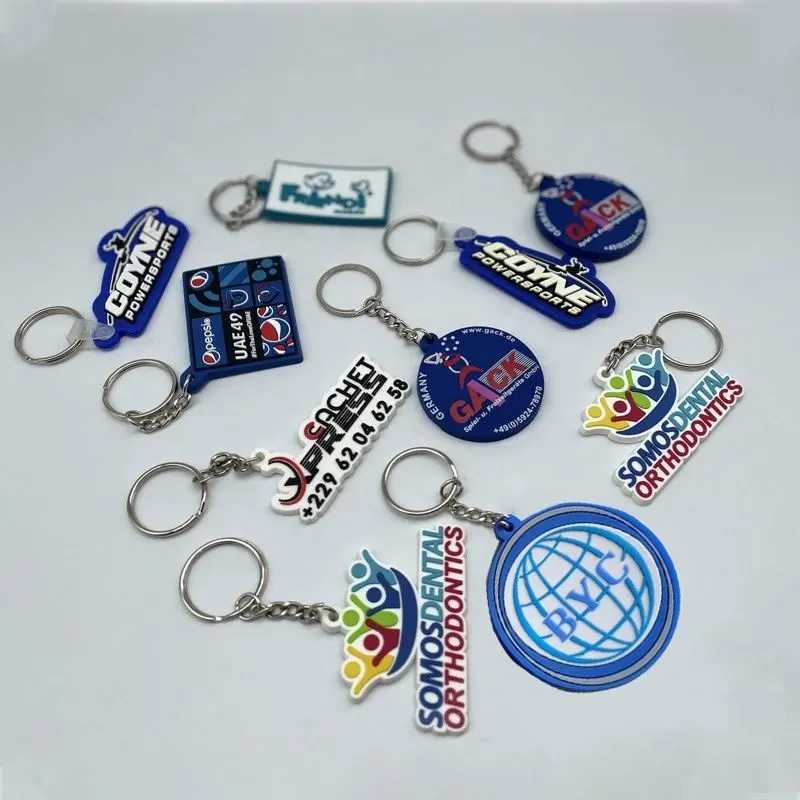 Custom Keychains 3D Printed Silicone for Promotion - Image 2