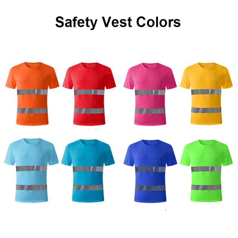 High visibility Reflective T shirt Safety Outdoor Workers - Image 4