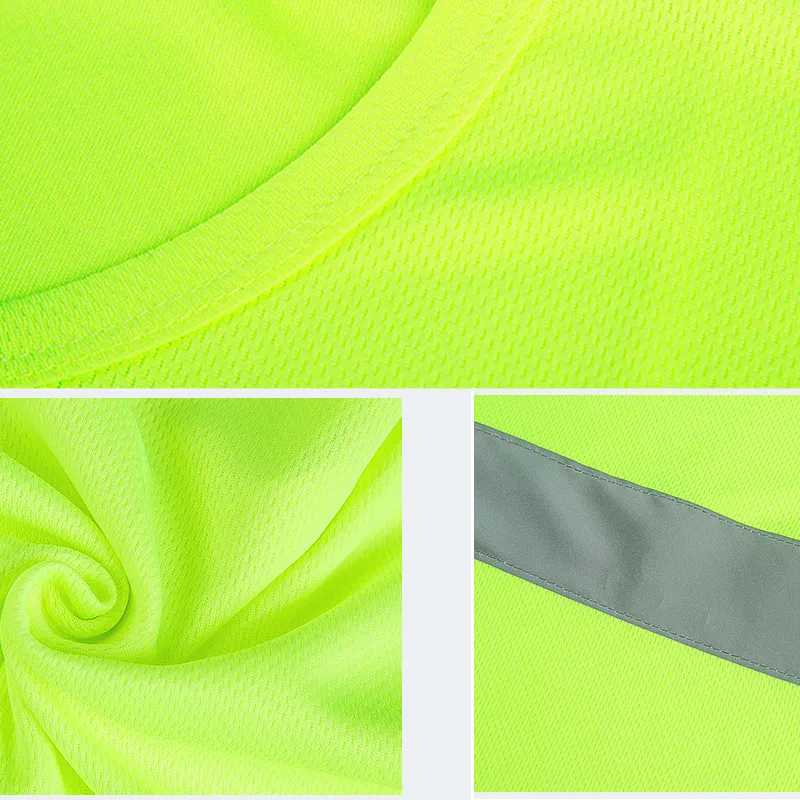 High visibility Reflective T shirt Safety Outdoor Workers - Image 3