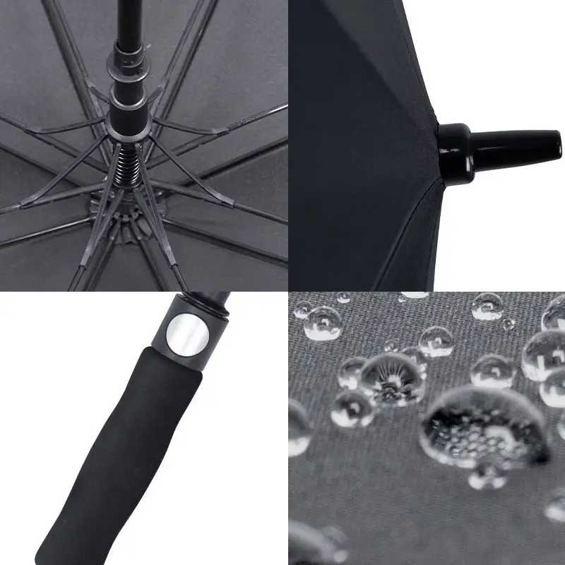 Custom Logo Large Outdoor Golf Umbrellas - Vented Double Canopy - Image 4